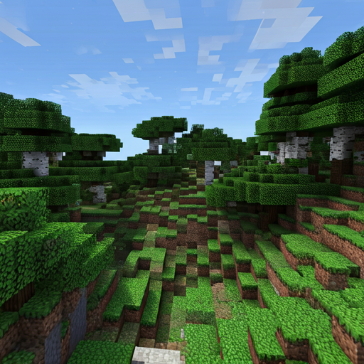 Minecraft terrain