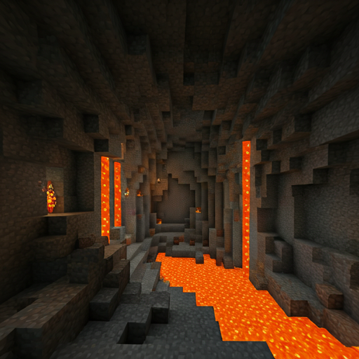 Minecraft cave